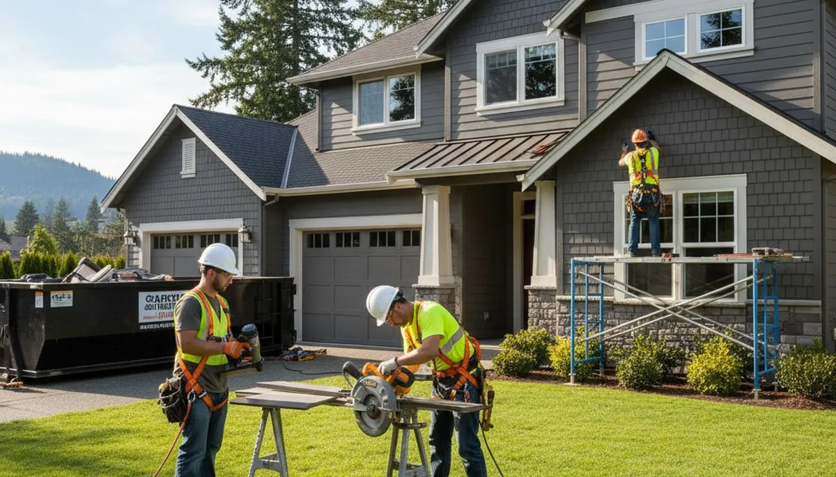 Siding contractor in Vancouver, WA providing expert exterior siding installation and repair services