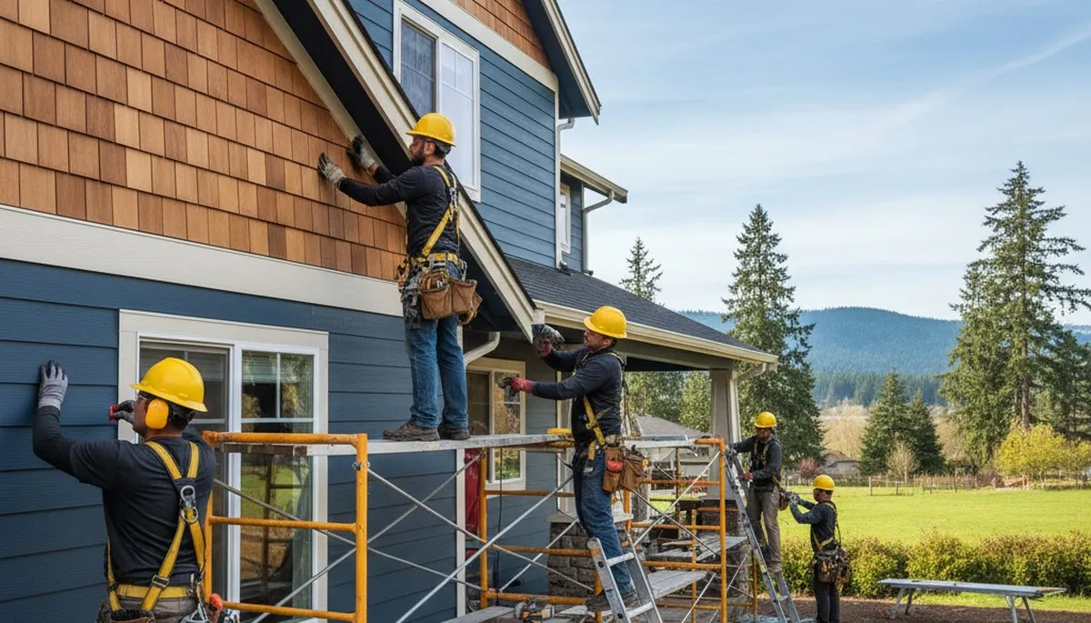 Siding contractor in Vancouver, WA providing professional exterior siding services