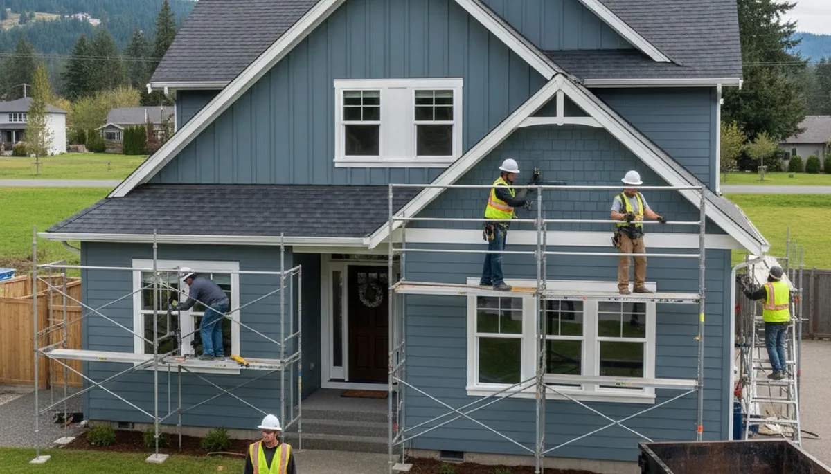 Siding contractor in Vancouver, WA providing professional home siding installation and repair