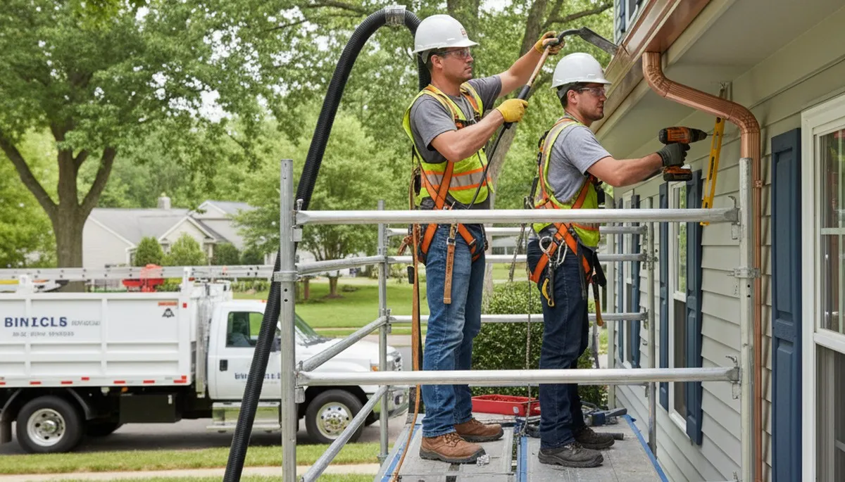 Vancouver, WA gutter repair service by FX Remodeling & Exteriors for leaks, sagging, and storm damage