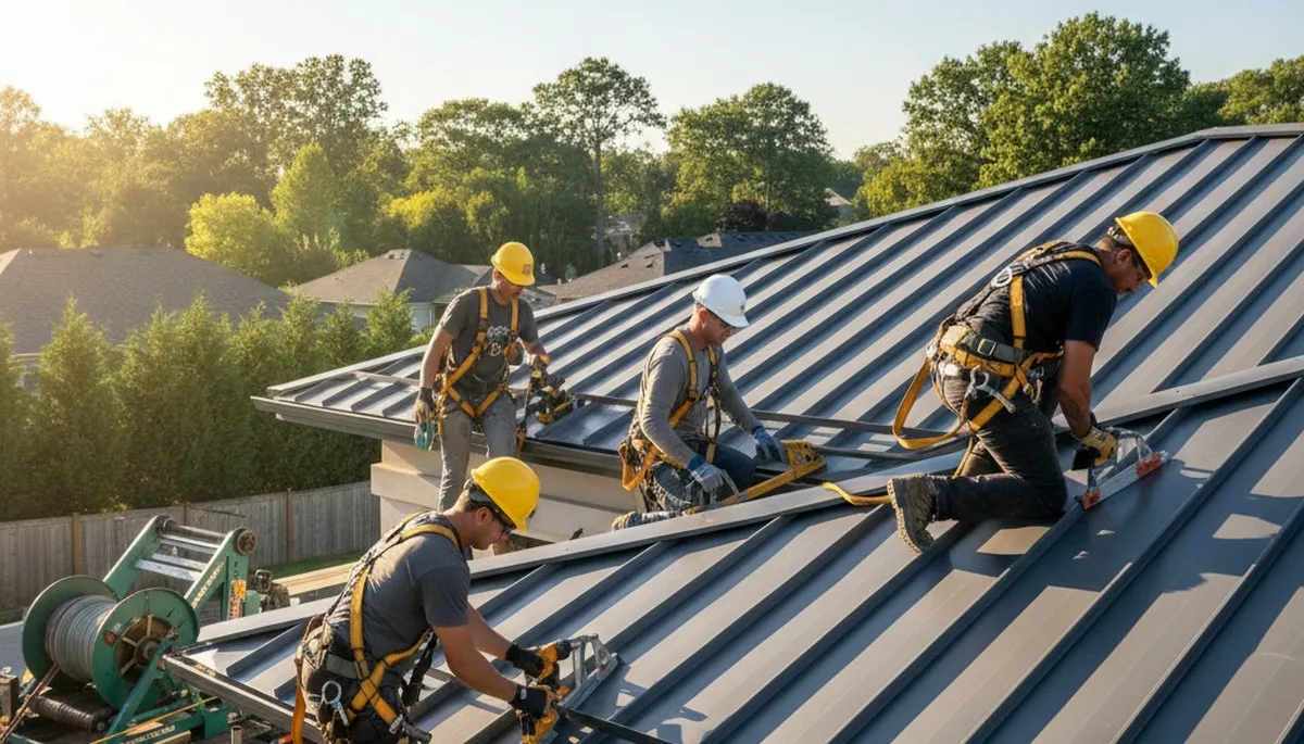 Metal roofing installation in Vancouver, WA for durable weather protection