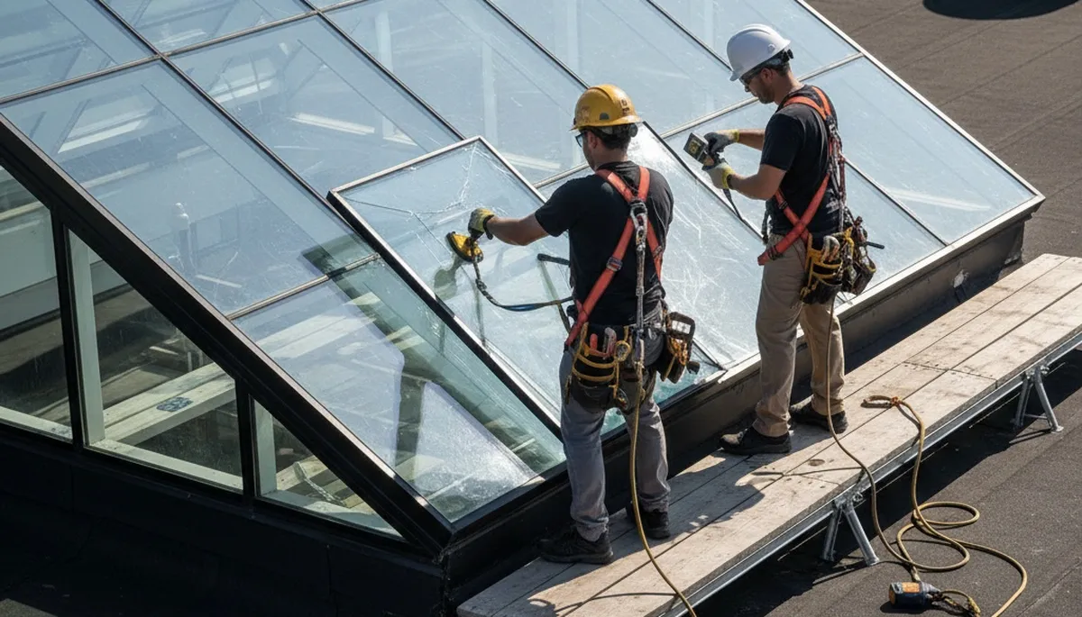 Skylight repair service in Vancouver, WA for leaks, cracked glazing, and failing seals
