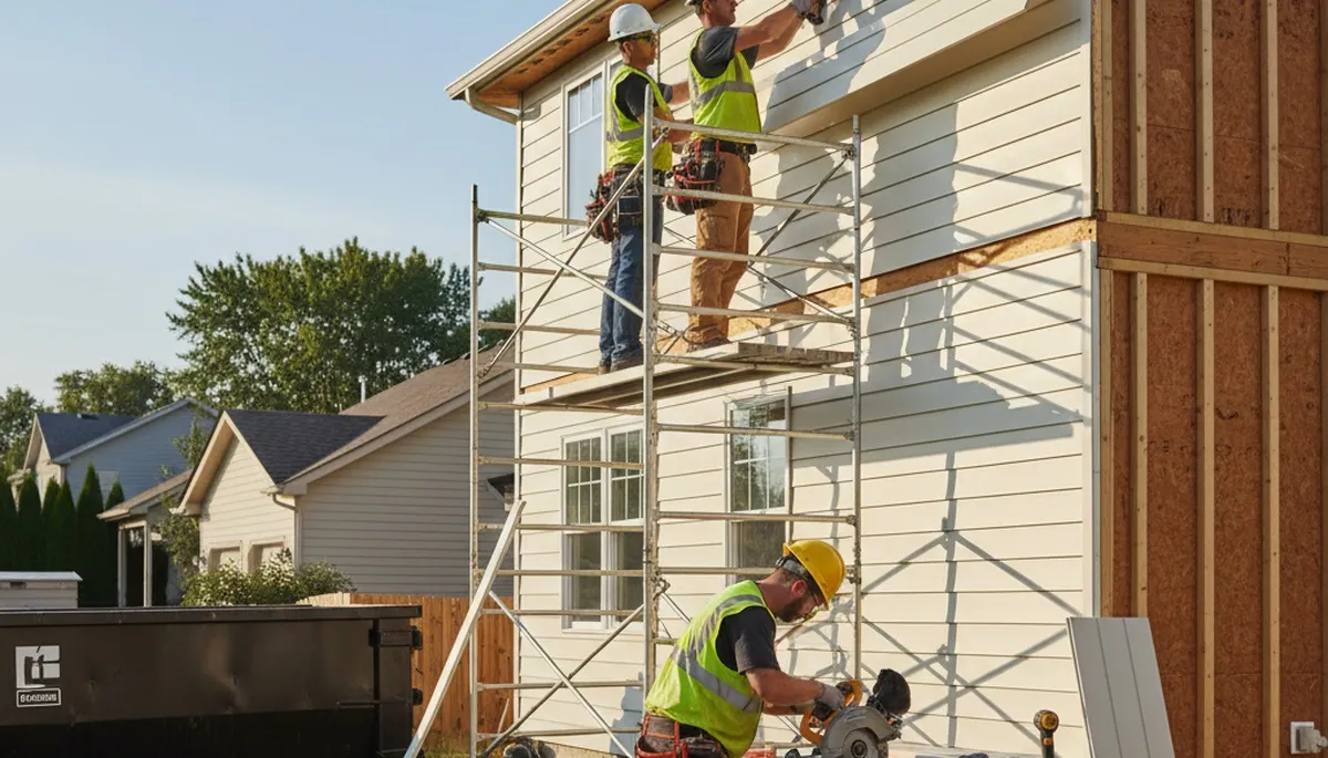 Vinyl siding installation in Vancouver, WA by FX Remodeling & Exteriors for durable home protection