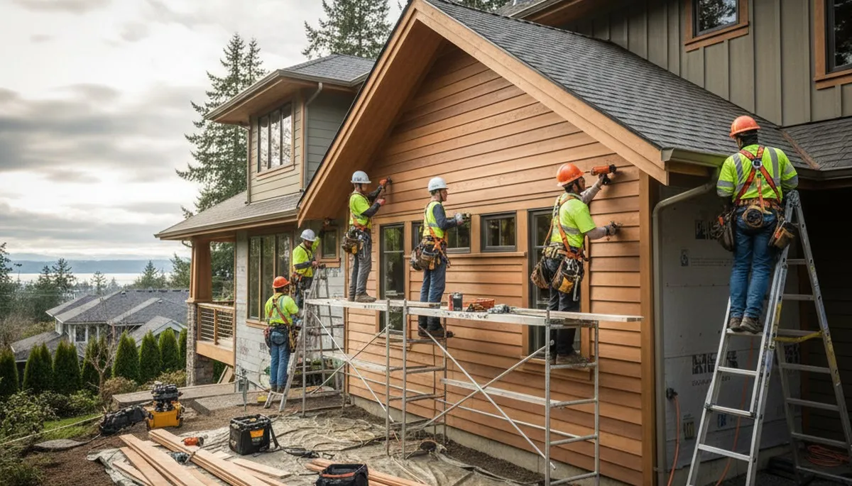 Siding contractor serving Vancouver, WA with professional exterior siding installation and repair