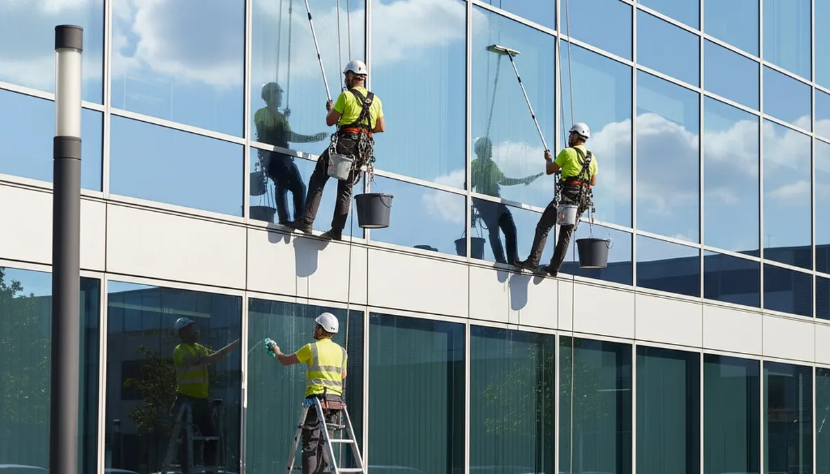Window cleaning in Vancouver, WA removes rain streaks and hard water spots from home windows